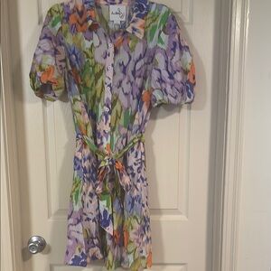 Sam Edelman Puff Sleeve Shirt Dress